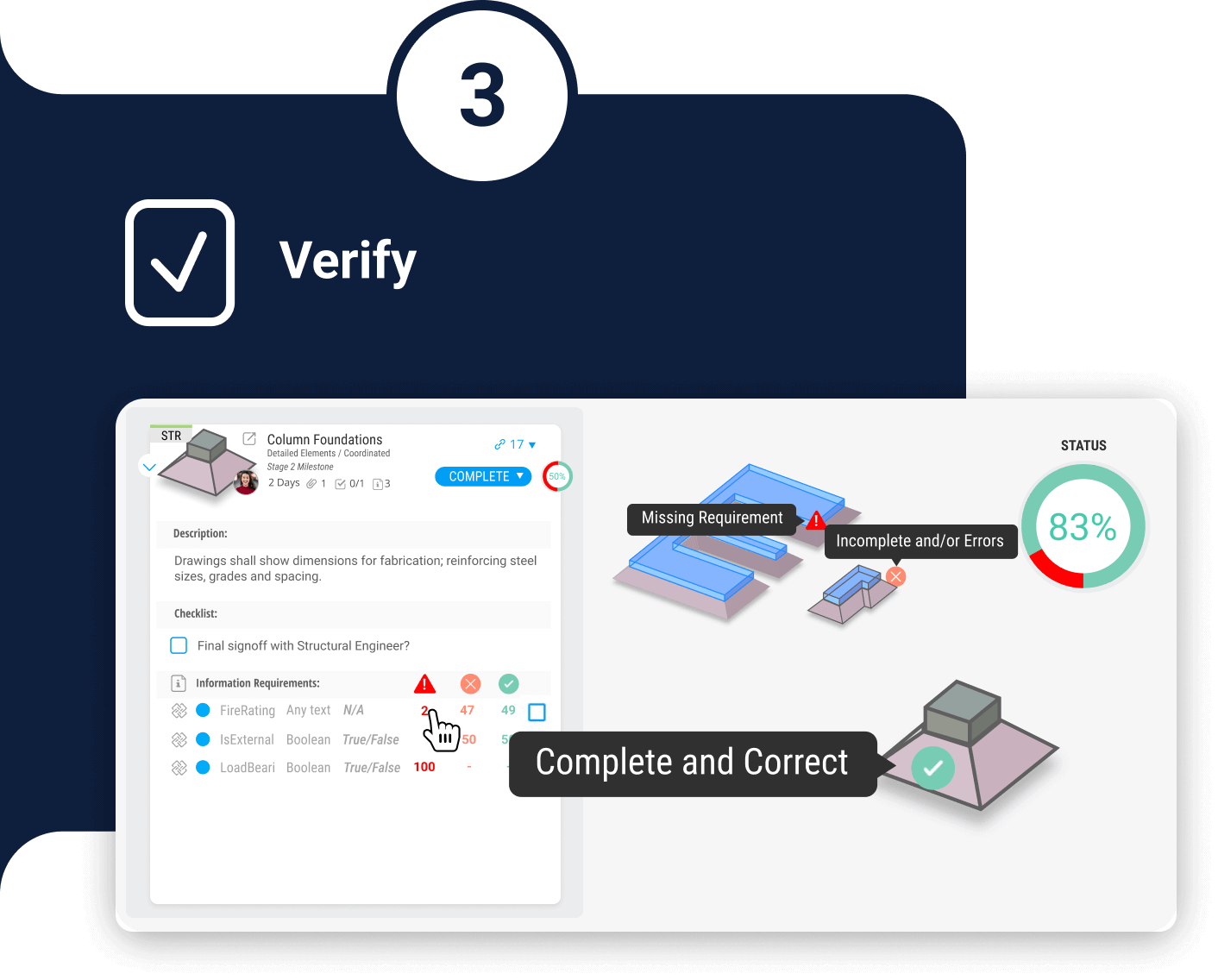 Automatic verification of Building Information Models (BIM)